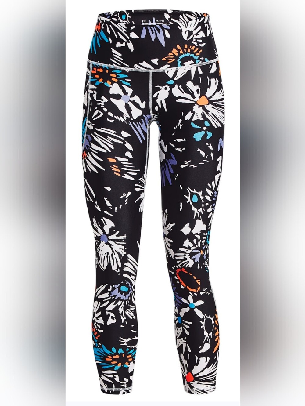 Under Armour HeatGear Abstract Floral No-Slip Compression Leggings โ Womenโs 3X - Picture 7 of 17